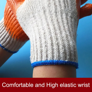 Guantes Recubiertos de Nitrilo, Guantes de Seguridad Industrial con Agarre Resistente a la Abrasión, Forro Transpirable para Construcción y Trabajo General - Product Image 3