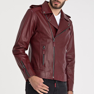 Chaquetas de Cuero de Moda para Hombre, Chaquetas Casuales de Invierno, Prendas Exteriores de Cuero Suave para Usar en Todas las Estaciones, Cálidas, Elegantes y Cómodas - Product Image 3