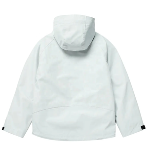 <b>White</b> Hooded Softshell <b>Jacket</b> <b>Waterproof</b> Windproof Breathable Outdoor Hiking Fishing Coat - Product Image 2