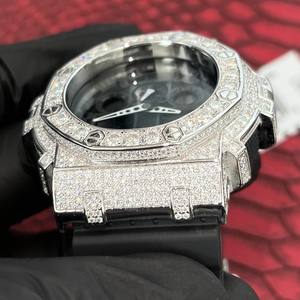 Reloj de buceo automático deportivo de lujo al por mayor con diamantes VVS de color D, moissanita, alarma, estilo hip hop, diseño mecánico de latón - Product Image 3