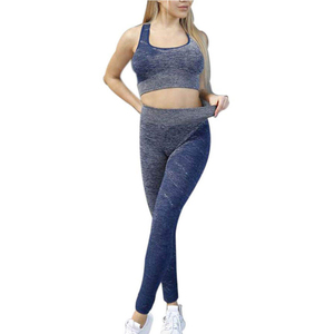 Ropa Deportiva Activa de Poliéster y Spandex, Conjuntos de Yoga para Mujer, Diseño 2026, Ligeros, Cuello Redondo - Product Image 1