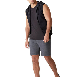 Sudaderas sin Mangas de Primera Calidad para Hombre, para Otoño, para Entrenamiento, Gimnasio, Fitness, 100% Algodón, Corte Ajustado, Antiencogimiento - Product Image 5
