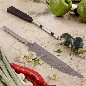 Couteau de Chef Professionnel Japonais en Acier Damas de 8 Pouces, Revêtement Antiadhésif G10, Ambidextre, Fait Main, Haute Qualité, Direct Usine - Product Image 5