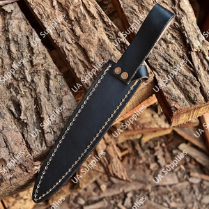 Funda de Cuero para Cuchillo Hecha a Mano de Alta Calidad, con Presilla para Cinturón de Cuero Vacuno Genuino, para Caza, Camping, Supervivencia, EDC, Venta al Por Mayor - Product Image 4