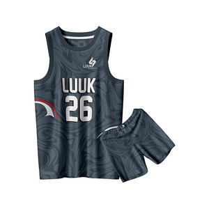 Conjunto de Camiseta y Pantalones Cortos de Baloncesto LUUK 2026, Sublimados, Transpirables, Unisex, para Todas las Temporadas - Product Image 2