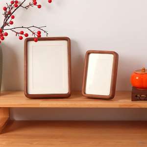 Wooden Picture <b>Frame</b> Home Decor Photo <b>Frame</b> Natural Wood Photo Display <b>Frame</b> Tabletop <b>Frame</b> <b>Wall</b> Mounted Picture <b>Frame</b> - Product Image 3