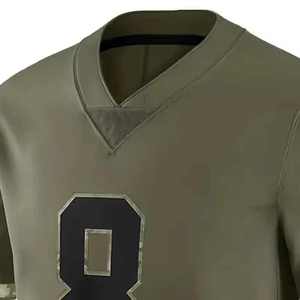 Men's Fashionable Lightweight Mesh American Football Jersey 100% <b>Polyester</b> <b>T</b>-<b>Shirt</b> Loose Fit Printed Fashionable Design Custom - Product Image 5