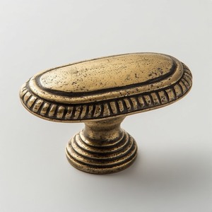 Poignée de porte en laiton poli de luxe, design rond en métal massif pour une utilisation intérieure et extérieure - Product Image 4