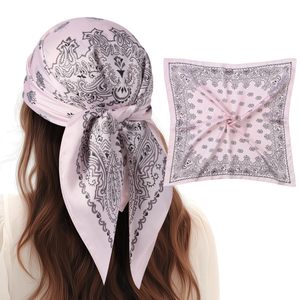 Pañuelo de Cabeza de Satén Personalizado, Tipo Seda, para Mujer, Venta al Por Mayor OEM - Product Image 1