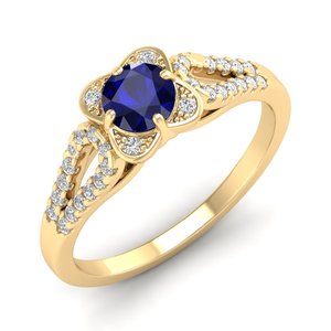 REYES Wholesale Price 925 Sterling <b>Silver</b> Moissanite and Blue Sapphire Gemstone Rings For Women High Quality Fine Jewelry - Product Image 2