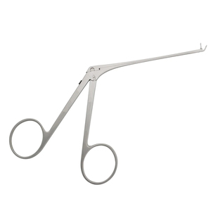Pinzas de Alligator ENT Micro, con forma de copa, curvadas hacia arriba, 8 cm, de acero inoxidable, instrumento quirúrgico manual de alta calidad para otología - Product Image 2