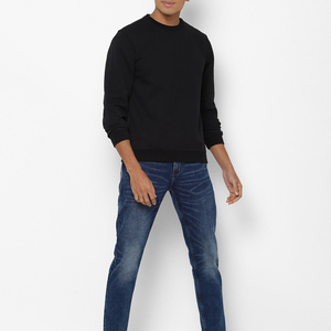 Sweat-shirt décontracté pour homme de haute qualité, 100% coton, col rond, logo personnalisé, mode d'hiver, en vente - Product Image 4