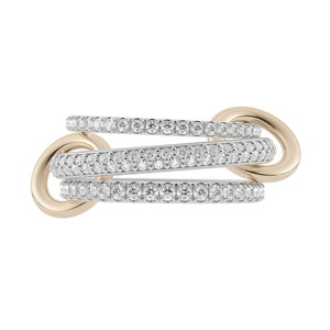 Anillo de Eternidad de Diamantes en Oro de 18K de Lujo, Corte Brillante Redondo, Joyería de Boda Unisex - Product Image 1