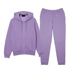 Men Winter <b>Hooded</b> <b>Zip</b>-Up Tracksuit Breathable Solid Color Heavyweight Cotton Tracksuits Made By Ascent Sports(Verified Supplier) - Product Image 4