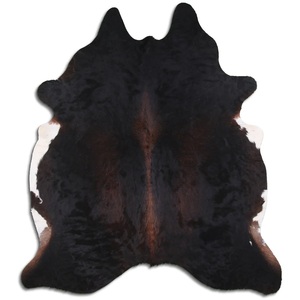 Alfombra de Cuero Vacuno Grande Personalizada en Blanco y Negro, Alfombra de Cuero Vacuno 100% Natural y Genuino, Tamaño Personalizado - Product Image 2