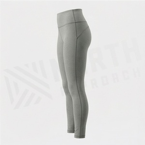High Quality Gym Fitness Four Way Stretch Elegant Womens High Waisted Spandex Nylon Legging In Your Customized Color - Product Image 3
