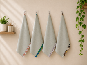 Paño de Cocina 100% Lino, Suave, de Secado Rápido, Reutilizable, de Color Sólido, para Limpieza del Baño y el Hogar - Product Image 5