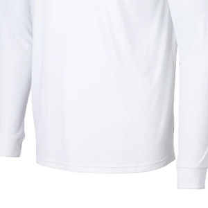 T-shirt à manches longues pour homme, col rond, coton/fibre de bambou, jersey, coupe classique, décontracté, couleur unie, tricoté, respirant, séchage rapide - Product Image 4