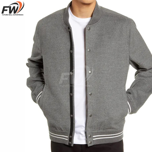 Chaquetas de Béisbol Personalizadas de Algodón y Felpa, Chaquetas Varsity Personalizadas, Chaquetas Letterman, Chaquetas de Lana y Cuero - Product Image 4