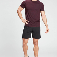 Camiseta Personalizada para Hombre, Tejida en Spandex/Poliéster, de Marca, Alta Calidad, Antiarrugas, Corte Regular, Cuello Redondo, Estilo Urbano, Transpirable