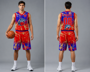 Uniformes de Baloncesto Personalizados al por Mayor Sin Pedido Mínimo, Camisetas de Baloncesto Estilo USA, Uniformes de Baloncesto Unisex Sublimados - Product Image 4