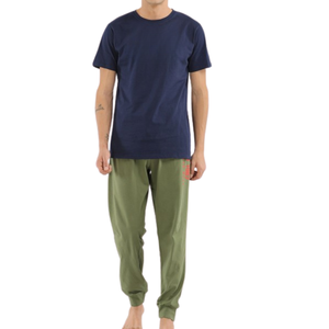 Pyjamas pour hommes sur mesure, fabriqués en coton, confortables et respirants, fabricant OEM - Product Image 3
