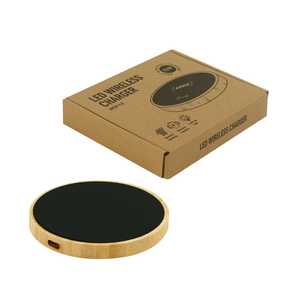 Bamboo Wireless Charger 10W Fast Charging Type-C Port Eco-Friendly Mobile Phone Charger - Product Image 6