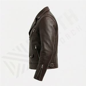 Veste de motard en cuir véritable pour homme NAI-0441B, de haute qualité, décontractée et élégante pour l'hiver, article de vêtement en gros, couleur personnalisable - Product Image 3