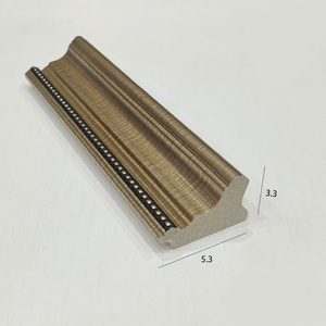 Contemporary Style PS Polystyrene Adjustable Wide <b>Border</b> Picture Frame Moulding Natural <b>Wood</b> Grain OEM Custom Factory Wholesale - Product Image 5