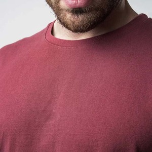 T-shirt pour homme à manches courtes, nouvelle arrivée, prix bas, design personnalisé OEM, été, 100% coton, coupe classique, col rond, séchage rapide, respirant - Product Image 2