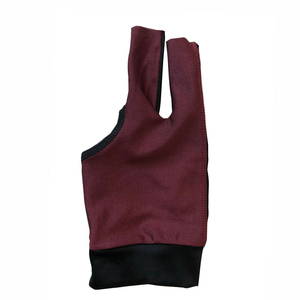 Großhandel: Hochleistungs-Snooker-Handschuhe, 3-Finger-Billardhandschuhe, atmungsaktiv, rutschfest, verstellbares Handgelenkband, individuelles Logo - Product Image 1