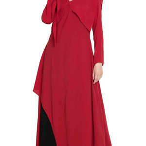 Abaya Borgoña Premium al por Mayor Personalizada, Vestido Musulmán de Alta Calidad para Mujer, Fabricante de Ropa Islámica - Product Image 5