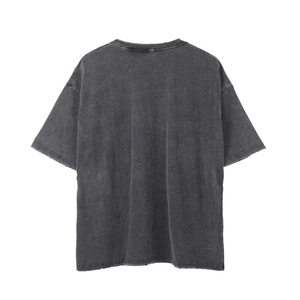 เสื้อยืดแขนสั้นผ้าคอตตอน 100% หนัก 210 กรัม ทรงวินเทจ ซักแล้วแห้งเร็ว สำหรับผู้ชาย รับสั่งทำสีและโลโก้ ขายส่ง - Product Image 2