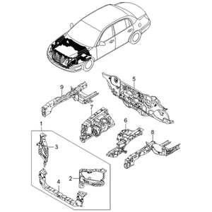 Opirus Nouvelles pièces et accessoires pour voitures et camions Droit 645023F700 - Product Image 2