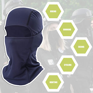 Balaclava personnalisée unisexe bleu marine imprimée par sublimation, couvre-visage intégral, masque de ski coupe-vent pour extérieur, taille adulte 54-56 cm, réglable - Product Image 2