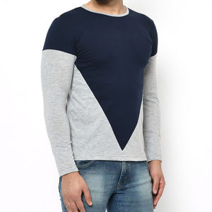 Camiseta de Manga Larga para Hombre, Corte Regular, Informal, 100% Algodón Premium, Cuello Redondo, Diseño Sólido, Transpirable y Ecológica - Product Image 2