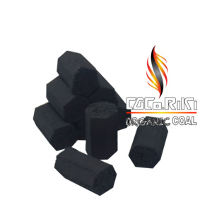 Carbón Vegetal Negro para Barbacoa Coco Riki, Briquetas de Cáscara de Coco Hechas a Máquina, 7000-8000 Kcal/Kg - Product Image 5