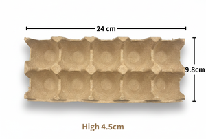 Vente en gros fabricant de papier pour plateau à 10 œufs écologique nouveau produit emballage en carton pour œufs en papier recyclé - Product Image 2