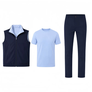 Gilet matelassé léger réversible pour homme, sans manches, zippé, décontracté, imperméable, couche softshell pour l'automne et l'hiver - Product Image 5