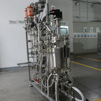 5-30000L acier inoxydable Double veste navire champignons cellule thérapie génique équipement de Production réservoir de Fermentation laboratoire utiliser pompe PLC