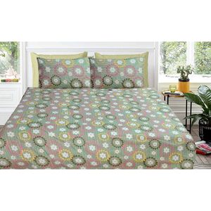 Sandhya 300TC Cotton <b>Bed</b> <b>Sheet</b> Set Double 90x100 Inch Woven Solid Pattern Hotel Bedding for Single Twin <b>Queen</b> <b>Beds</b> Hospitals - Product Image 1