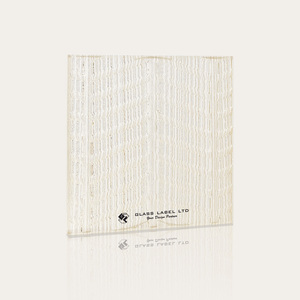 Panel de vidrieras exteriores adornado de diseño personalizado EVA SGP PVB laminado impermeable resistente al fuego sala de estar del hotel - Product Image 3