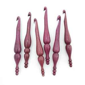 Custom Made Wooden <b>Crochet</b> <b>Hooks</b> in Multi Color Wood with Laser Engraved Sizes for Hand Knitting Eco Friendly & Durable - Product Image 5