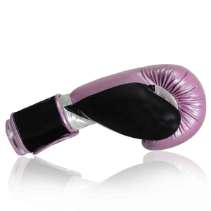 Gants de boxe personnalisés avec logo imprimé, en cuir PU rose, résistants aux UV, antidérapants, imperméables, respirants, évacuant l'humidité, pour l'extérieur - Product Image 3