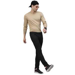 <b>Mens</b> <b>Long</b> <b>Sleeve</b> Polyester T Shirt Quick Dry Breathable Workout Training Tee Wicking Athletic <b>Top</b> - Product Image 2