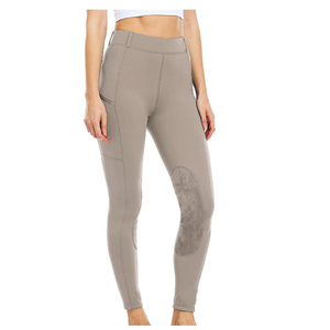 Leggings pour femmes modernes à taille haute, extensibles, légers, en polyester et coton respirant, avec support OEM - Product Image 1