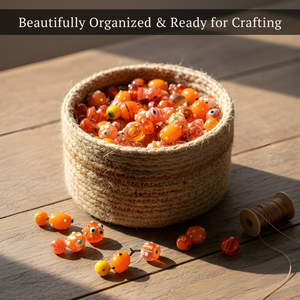 10 Strands Multi Style Lamp Work <b>Beads</b> for Jewelry making and decoration. Available in different colors. - Product Image 2