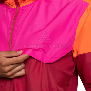 เสื้อแจ็คเก็ตกันลมผู้ชายแบบมีฮู้ด ขนาดสั่งทำได้ ราคาถูก มีหลายสี ระบายอากาศได้ดี ขายส่ง - Product Image 6