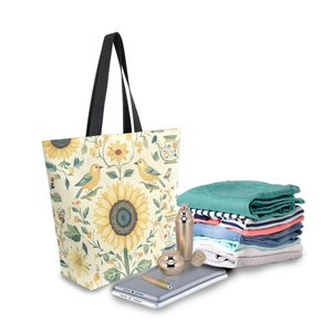 Custom Reversible Canvas Tote <b>Bag</b> Double Sided Cotton Shopping <b>Bag</b> Graphic Print Eco Reusable Grocery Shoulder <b>Bag</b> Multi Color - Product Image 6