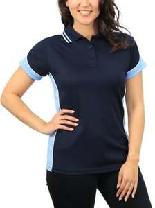 Nouveau T-shirt Polo Femme Tendance Léger Respirant en Maille avec Bordure Contrastante – Haut de Créateur Élégant - Product Image 3